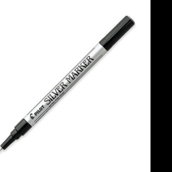 MARCADOR PERM. DELG. SILVER MARKER PILOT P.XF. PTA. PZA